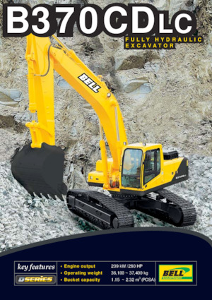 Верижни екскаватори Bell B370CDLC