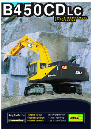 Верижни екскаватори Bell B450CDLC
