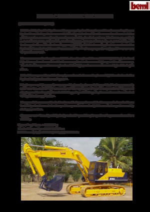 Верижни екскаватори Beml BE300LC