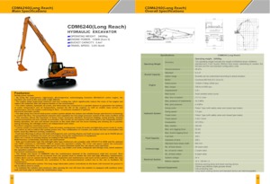 Верижни екскаватори Lonking CDM6240