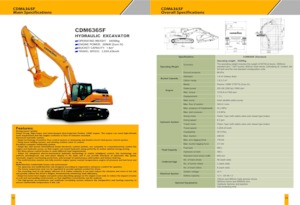 Верижни екскаватори Lonking CDM6365F