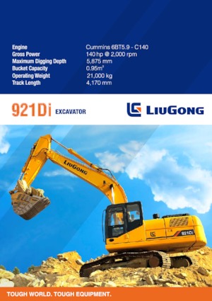 Верижни екскаватори Liugong 921Di