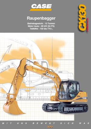 Верижни екскаватори Case CX 130