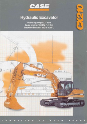 Верижни екскаватори Case CX 210