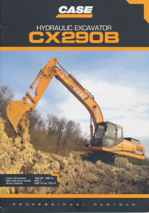 Верижни екскаватори Case CX 290 B NLC