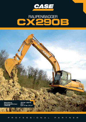 Верижни екскаватори Case CX 290 B NLC
