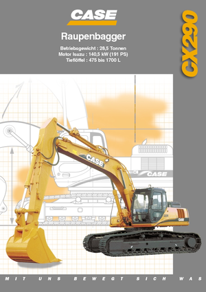 Верижни екскаватори Case CX 290