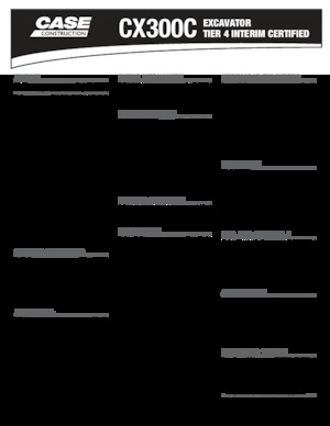 Верижни екскаватори Case CX 300 C