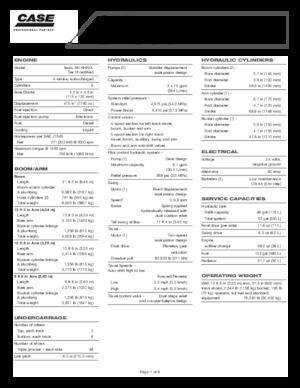 Верижни екскаватори Case CX 330