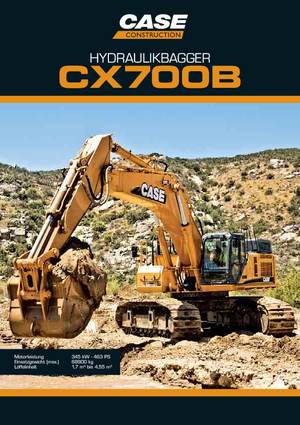 Верижни екскаватори Case CX 700 B