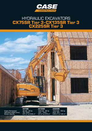 Верижни екскаватори Case CX 225 SR