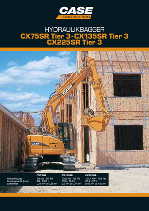 Верижни екскаватори Case CX 225 SR