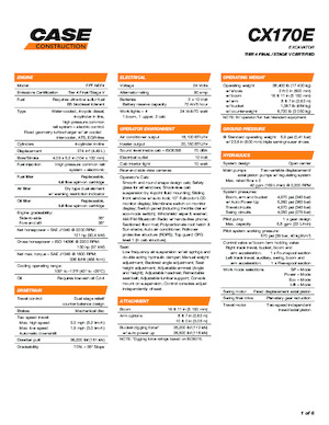 Верижни екскаватори Case CX170E