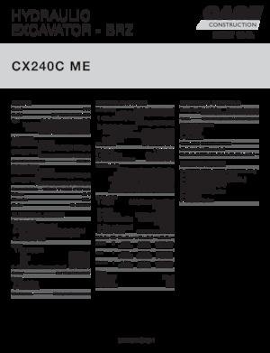 Верижни екскаватори Case CX240C ME