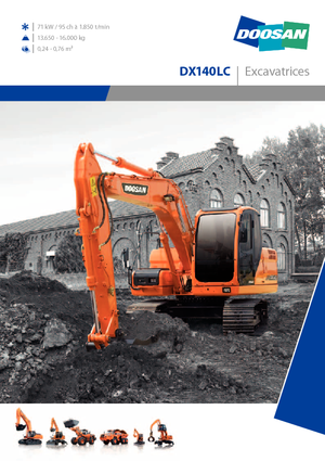 Верижни екскаватори Doosan DX 140 LC