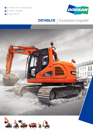 Верижни екскаватори Doosan DX 140 LCR