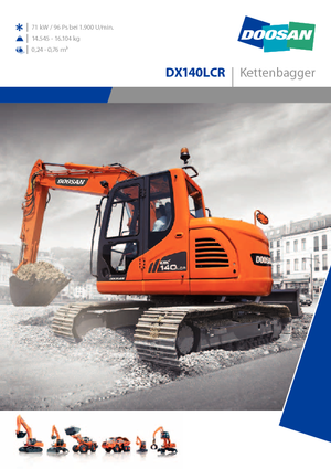 Верижни екскаватори Doosan DX 140 LCR
