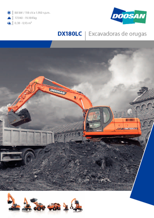 Верижни екскаватори Doosan DX 180 LC