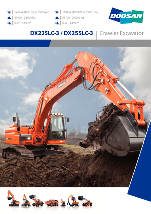 Верижни екскаватори Doosan DX255NLC-3
