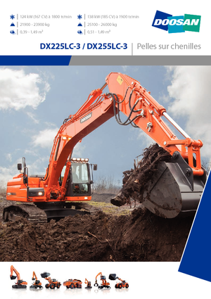 Верижни екскаватори Doosan DX255NLC-3
