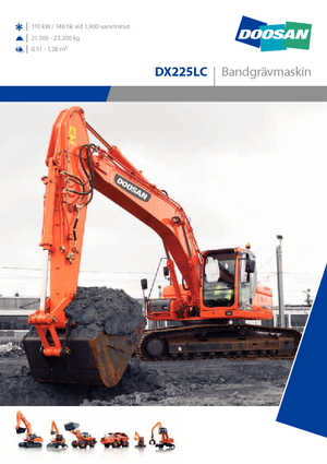 Верижни екскаватори Doosan DX 225 LC