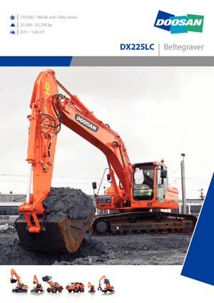 Верижни екскаватори Doosan DX 225 LC