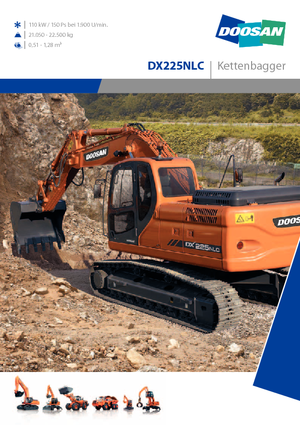 Верижни екскаватори Doosan DX 225 N LC