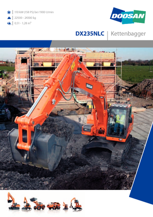 Верижни екскаватори Doosan DX235NLC