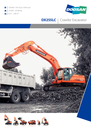 Верижни екскаватори Doosan DX 255 N LC