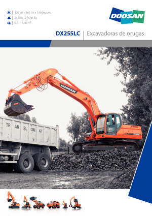 Верижни екскаватори Doosan DX 255 N LC