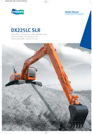 Електрически верижни багери Doosan DX300LC SLR