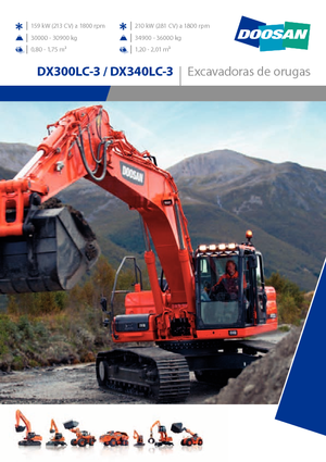 Електрически верижни багери Doosan DX 300 N LC