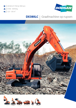 Верижни екскаватори Doosan DX 380 LC