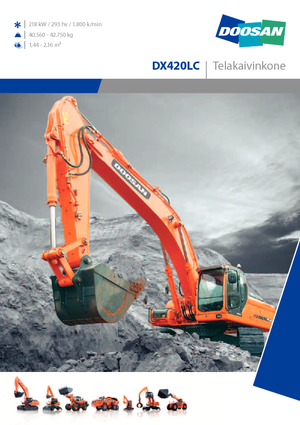 Верижни екскаватори Doosan DX 420 LC