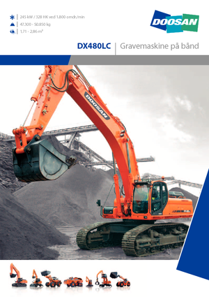 Верижни екскаватори Doosan DX 480 LC
