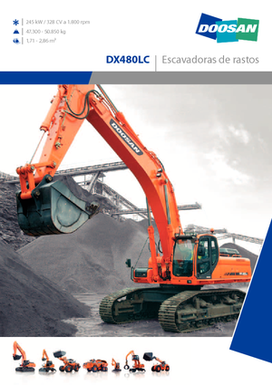 Верижни екскаватори Doosan DX 480 LC
