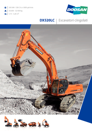 Верижни екскаватори Doosan DX 520 LC