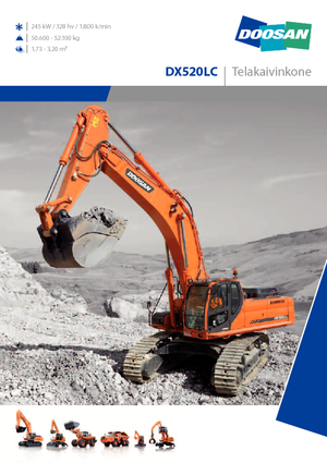 Верижни екскаватори Doosan DX 520 LC