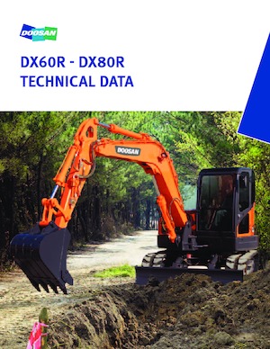 Верижни екскаватори Doosan DX 80 R