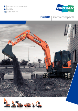 Верижни екскаватори Doosan DX 80 R