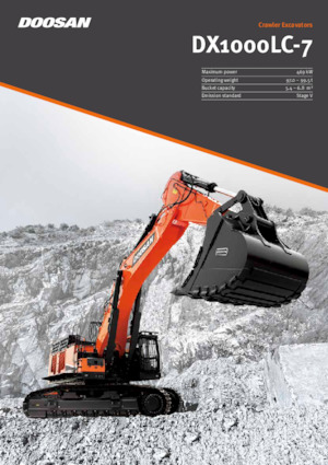 Верижни екскаватори Doosan DX1000LC-7