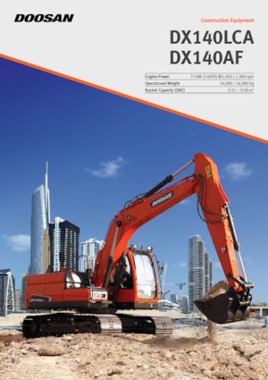 Верижни екскаватори Doosan DX140LCA