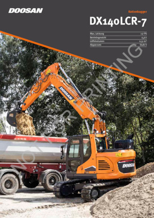 Верижни екскаватори Doosan DX140LCR-7