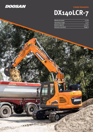 Верижни екскаватори Doosan DX140LCR-7