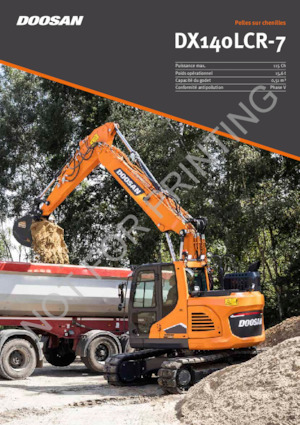 Верижни екскаватори Doosan DX140LCR-7