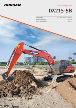 Верижни екскаватори Doosan DX215-5B