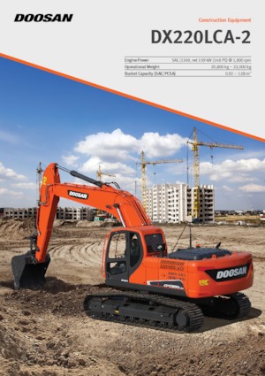 Верижни екскаватори Doosan DX220LCA-2