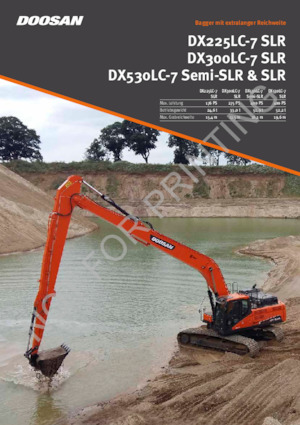 Електрически верижни багери Doosan DX300LC-7 SLR