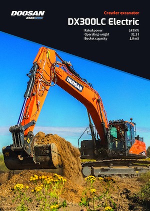 Електрически верижни багери Doosan DX300LC Electric