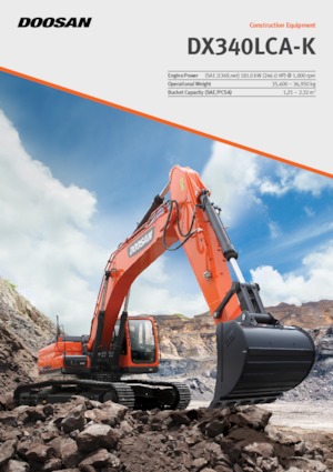 Верижни екскаватори Doosan DX340LCA-K